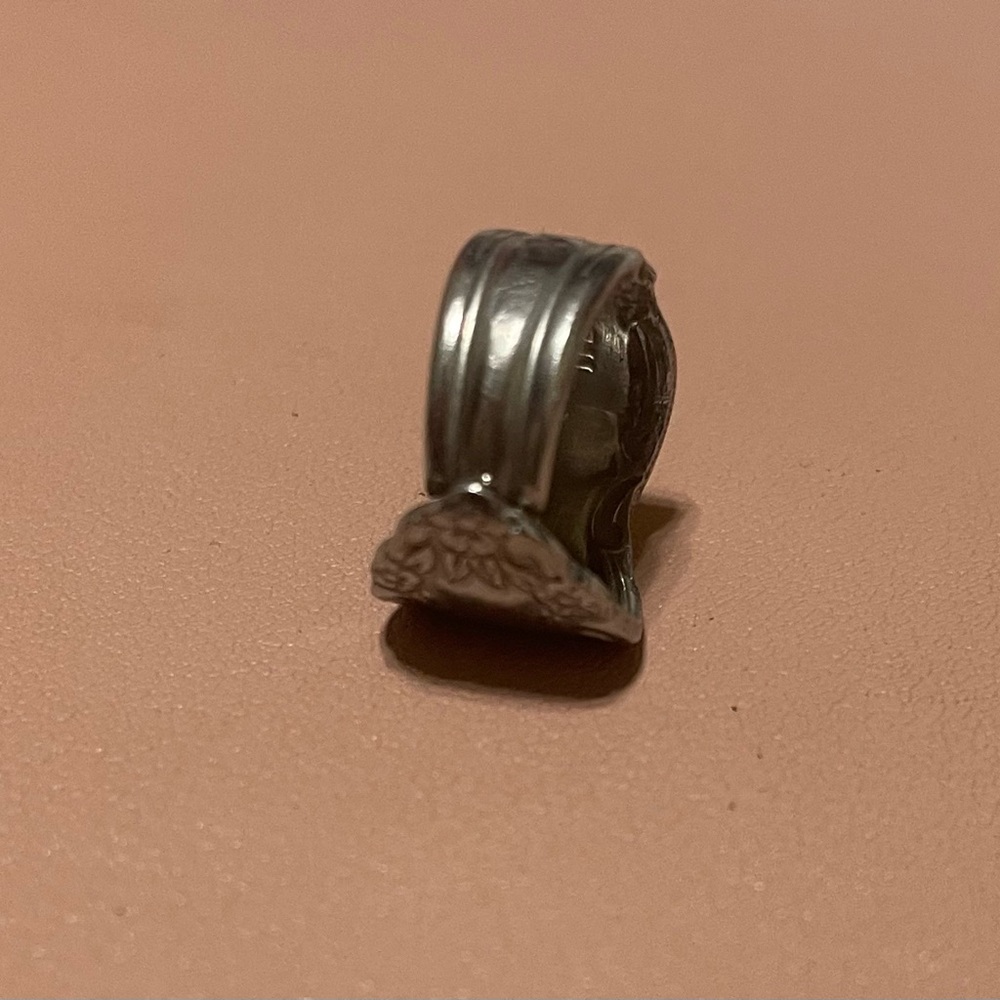 Stainless Spoon Ring - Picture 2 of 4